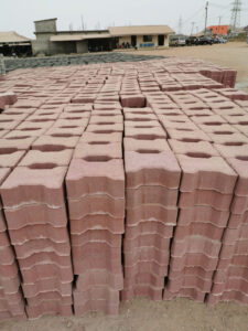 Red Color Paver, Pavement Blocks in Tema, Accra, Ghana